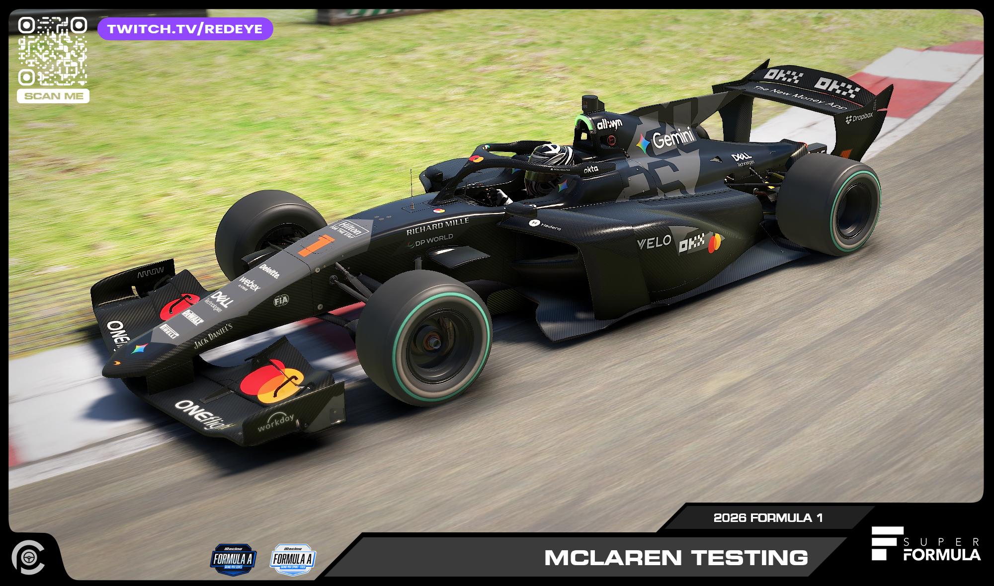 Preview of 2026 McLaren MCL40 Test Livery for SF23 by Paul R Chaloner