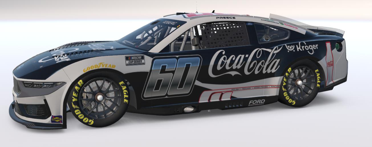 Preview of #60 Ryan Preece 2026 Coca Cola Black Base by Martin Roberg