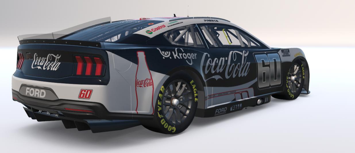 Preview of #60 Ryan Preece 2026 Coca Cola Black Base by Martin Roberg