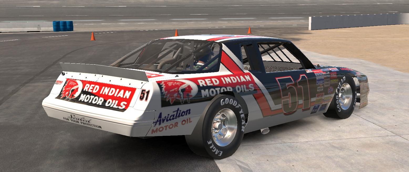 Preview of 2026 Red Indian Oil Chevrolet Monte Carlo 1987 by Tyler V Reed