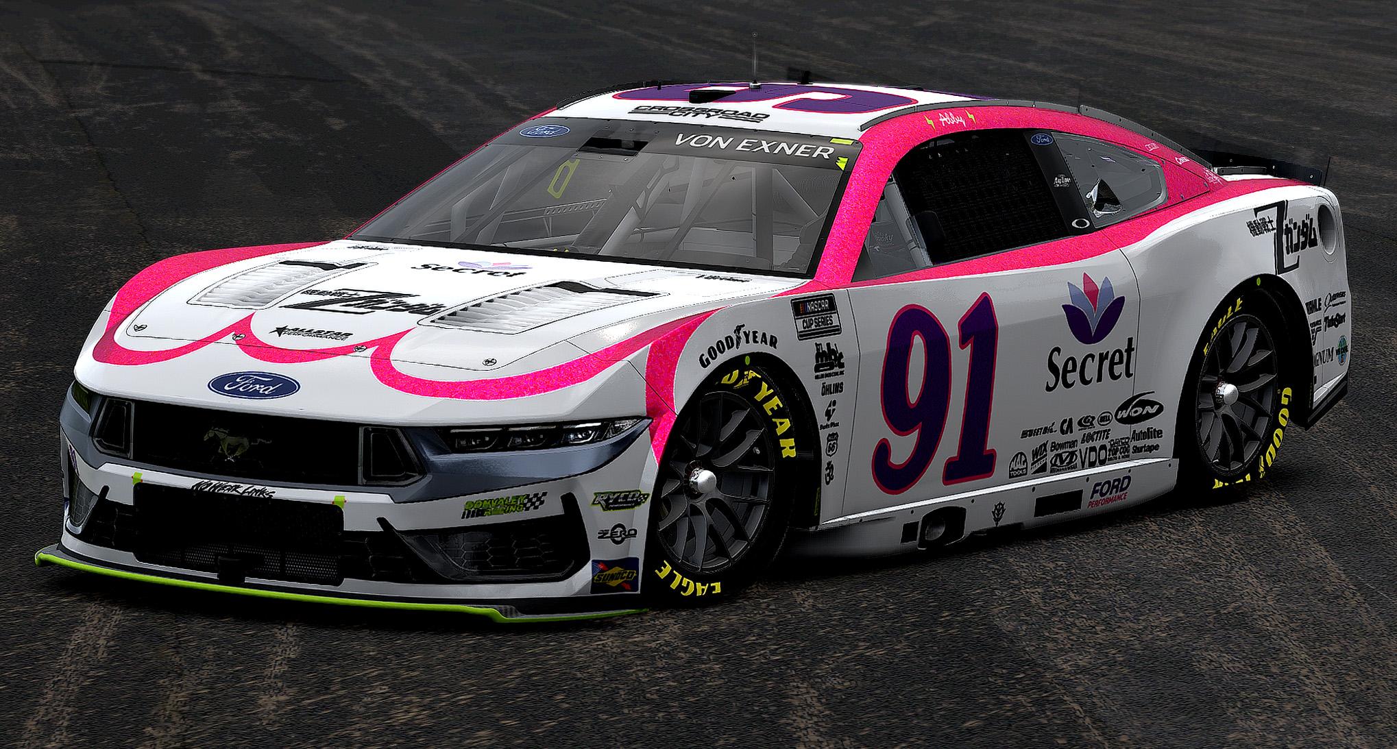 Preview of #91 Mobile Suit Zeta Gundam Qubeley AMX-004 / 2026 Cup Series iR Daytona 500 / Donlavey Racing "Ultimate Reality" by Abigail von Exner