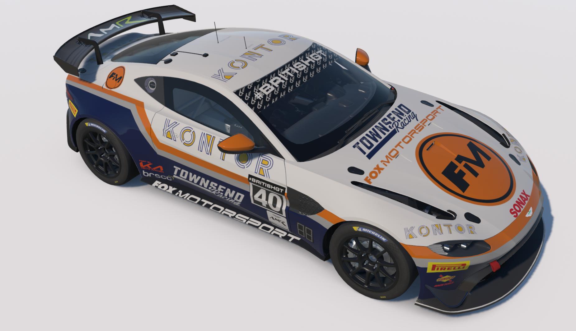 Preview of Concept Townsend Racing Powered by Fox Motorsports British GT4 2026 by Keith Archer