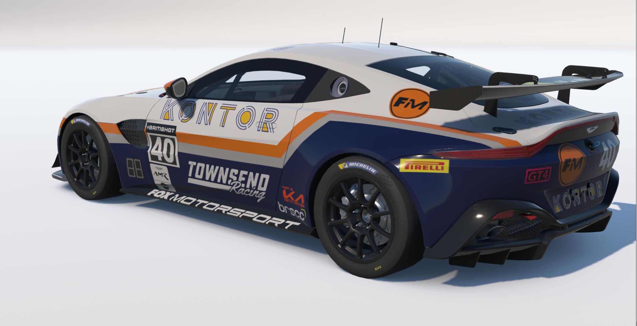 Preview of Concept Townsend Racing Powered by Fox Motorsports British GT4 2026 by Keith Archer