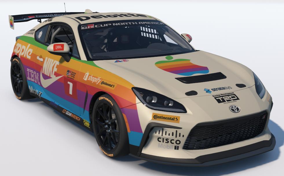 Preview of Retro Apple/Nike Toyota GR86 by Ronald Lawson2