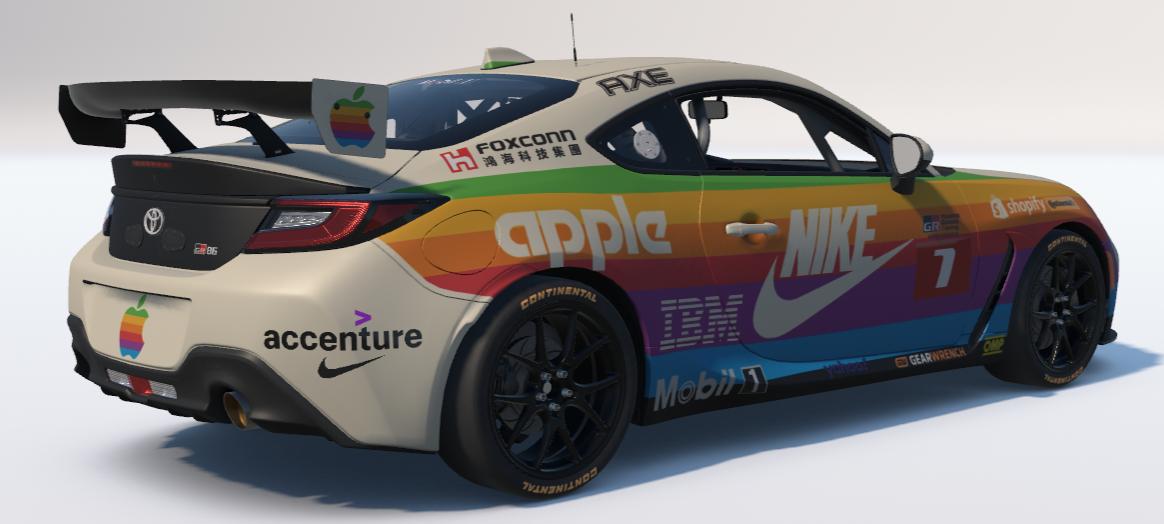 Preview of Retro Apple/Nike Toyota GR86 by Ronald Lawson2