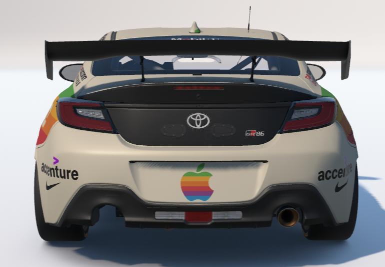 Preview of Retro Apple/Nike Toyota GR86 by Ronald Lawson2