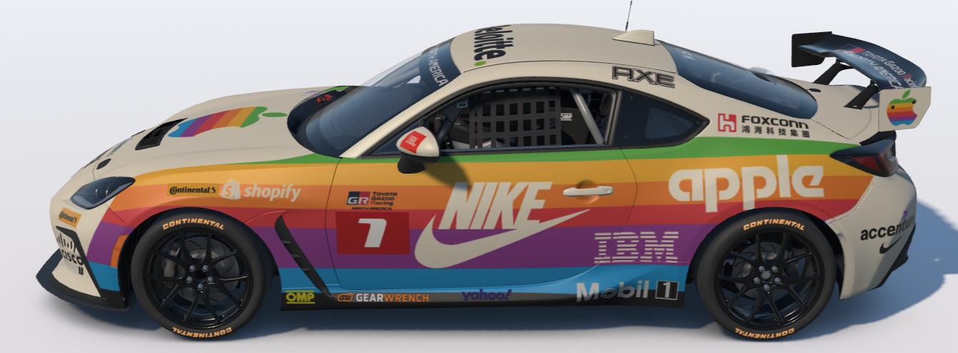 Preview of Retro Apple/Nike Toyota GR86 by Ronald Lawson2