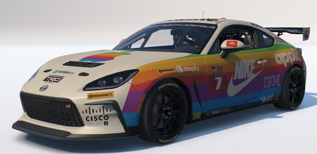 Preview of Retro Apple/Nike Toyota GR86 by Ronald Lawson2