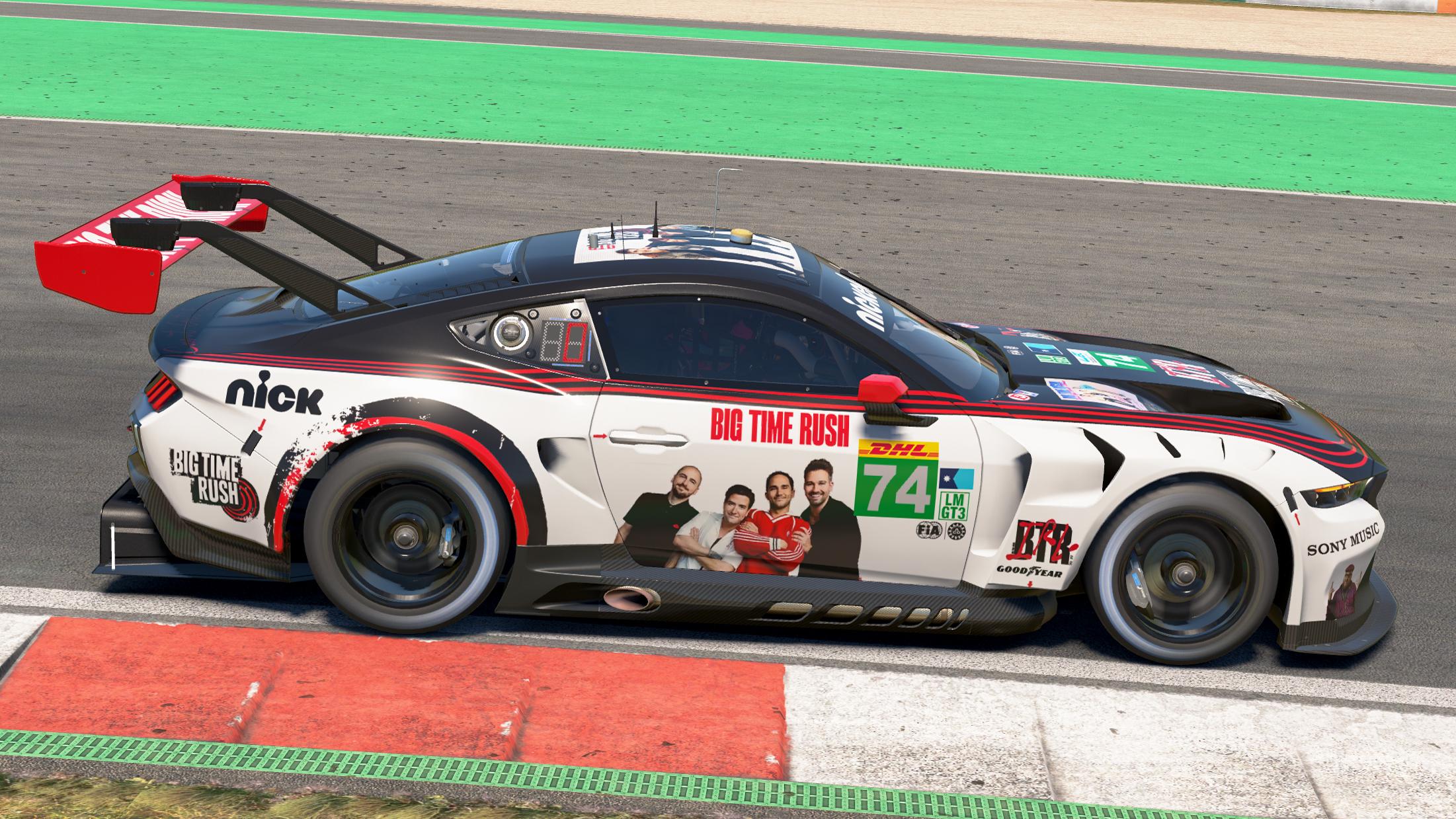 Preview of Big Time Rush Ford Mustang GT3 by Jasper De Jong