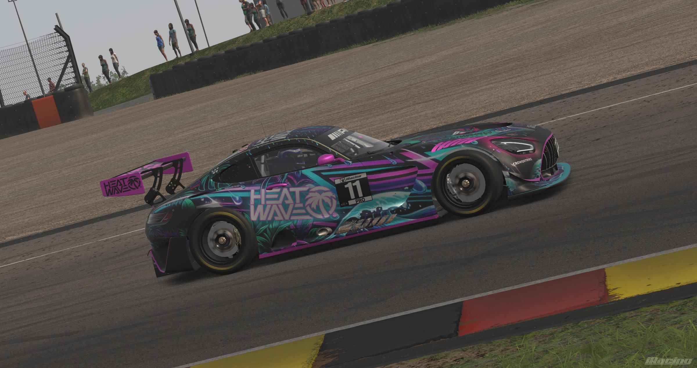 Preview of 2026 Heatwave Visual Mercedes AMG GT3 W/ Spec Map by Rob Evans