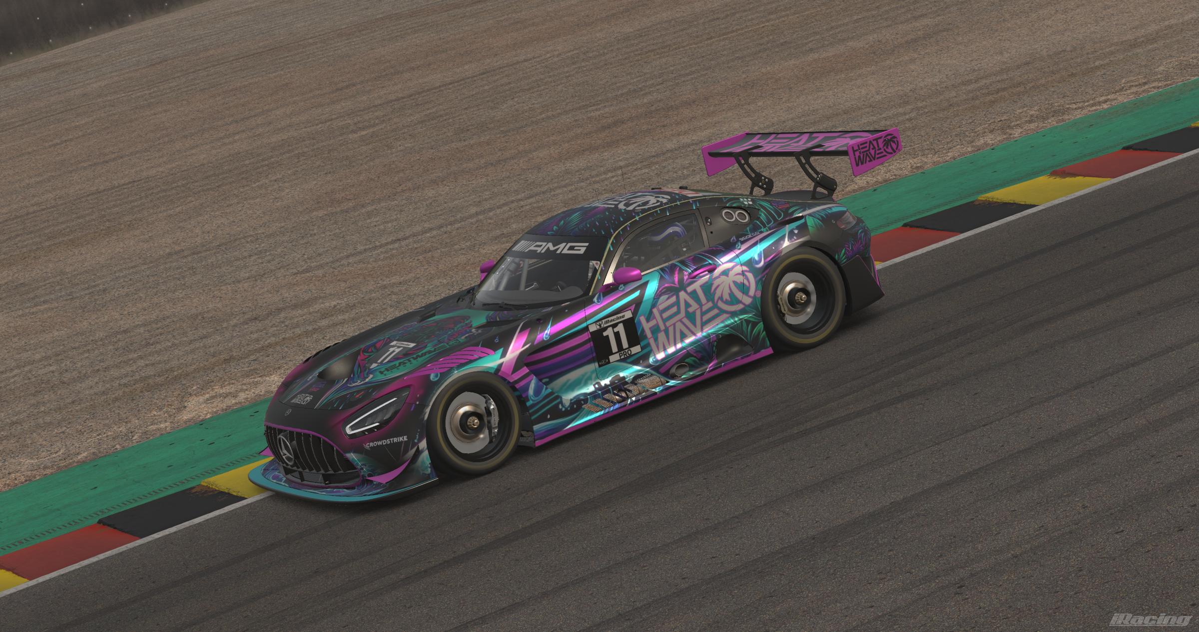 Preview of 2026 Heatwave Visual Mercedes AMG GT3 W/ Spec Map by Rob Evans