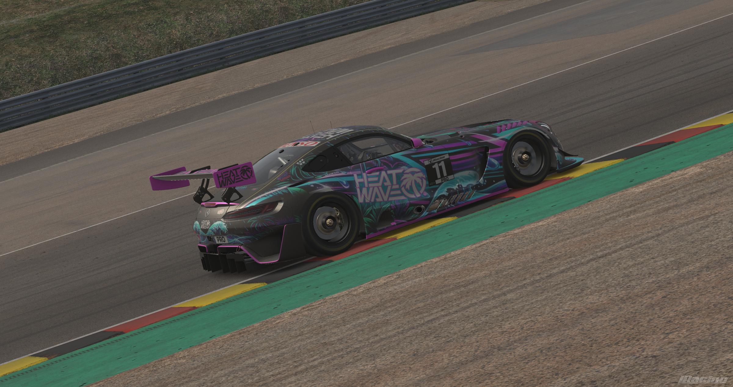 Preview of 2026 Heatwave Visual Mercedes AMG GT3 W/ Spec Map by Rob Evans