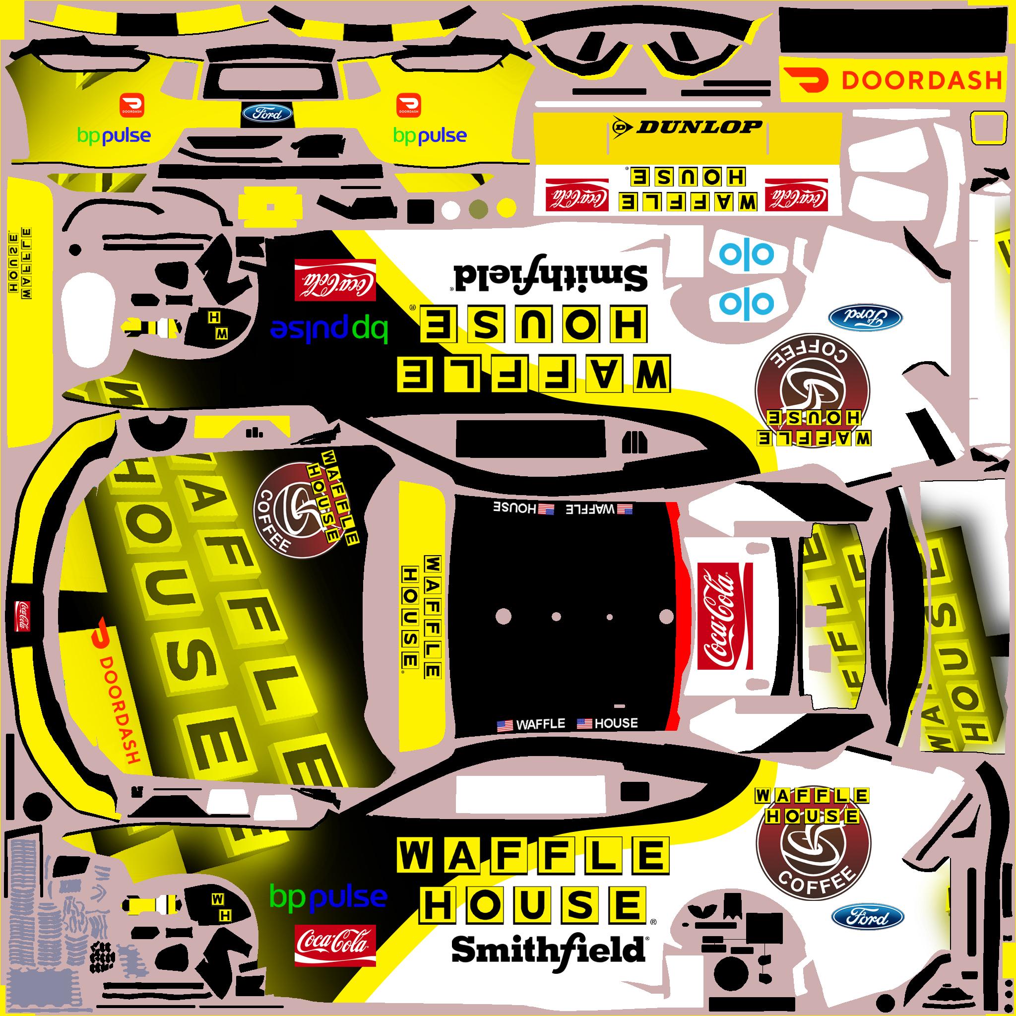 Preview of V8 Supercar Mustang Waffle House by Clyde Coman