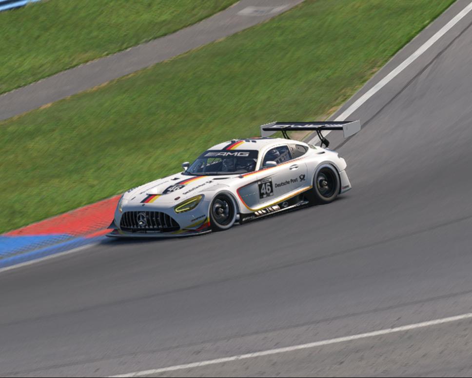 Preview of Mercedes-Benz AMG GT3 – Deutsche Post Tribute Motorsport Livery by Waleed Sulehria