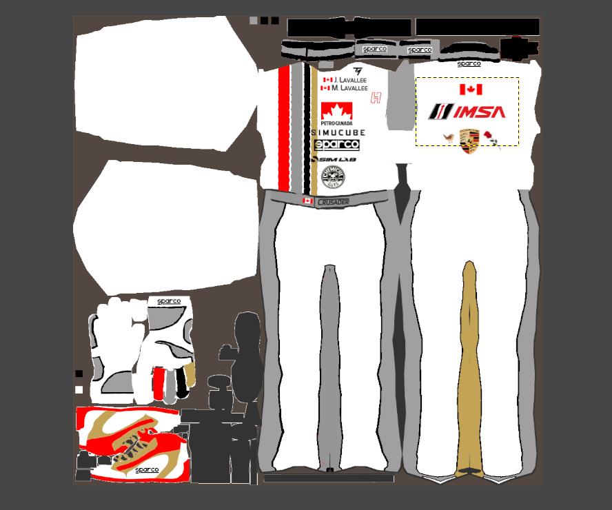 Preview of Driver Suit 31  Porsche Team Suit by Matthew Lavallee