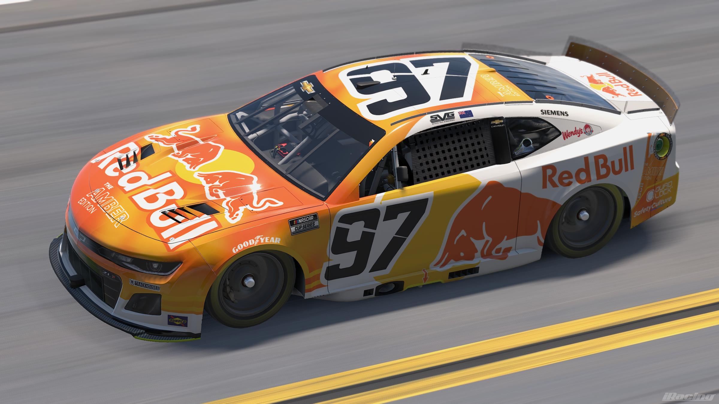 Preview of Shane Van Gisbergen Red Bull Amber Edition 97 Concept by Aidan Schrein