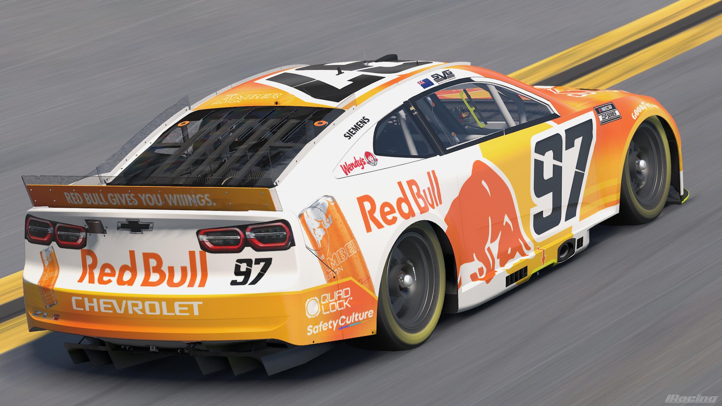 Preview of Shane Van Gisbergen Red Bull Amber Edition 97 Concept by Aidan Schrein