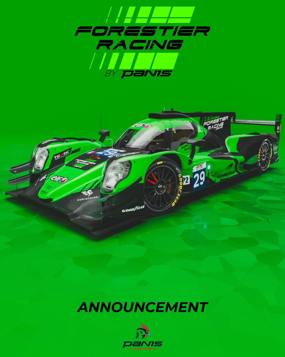 Preview of Forestier Racing by Panis 2026 Entry for the European Le Mans Series by Keith Archer