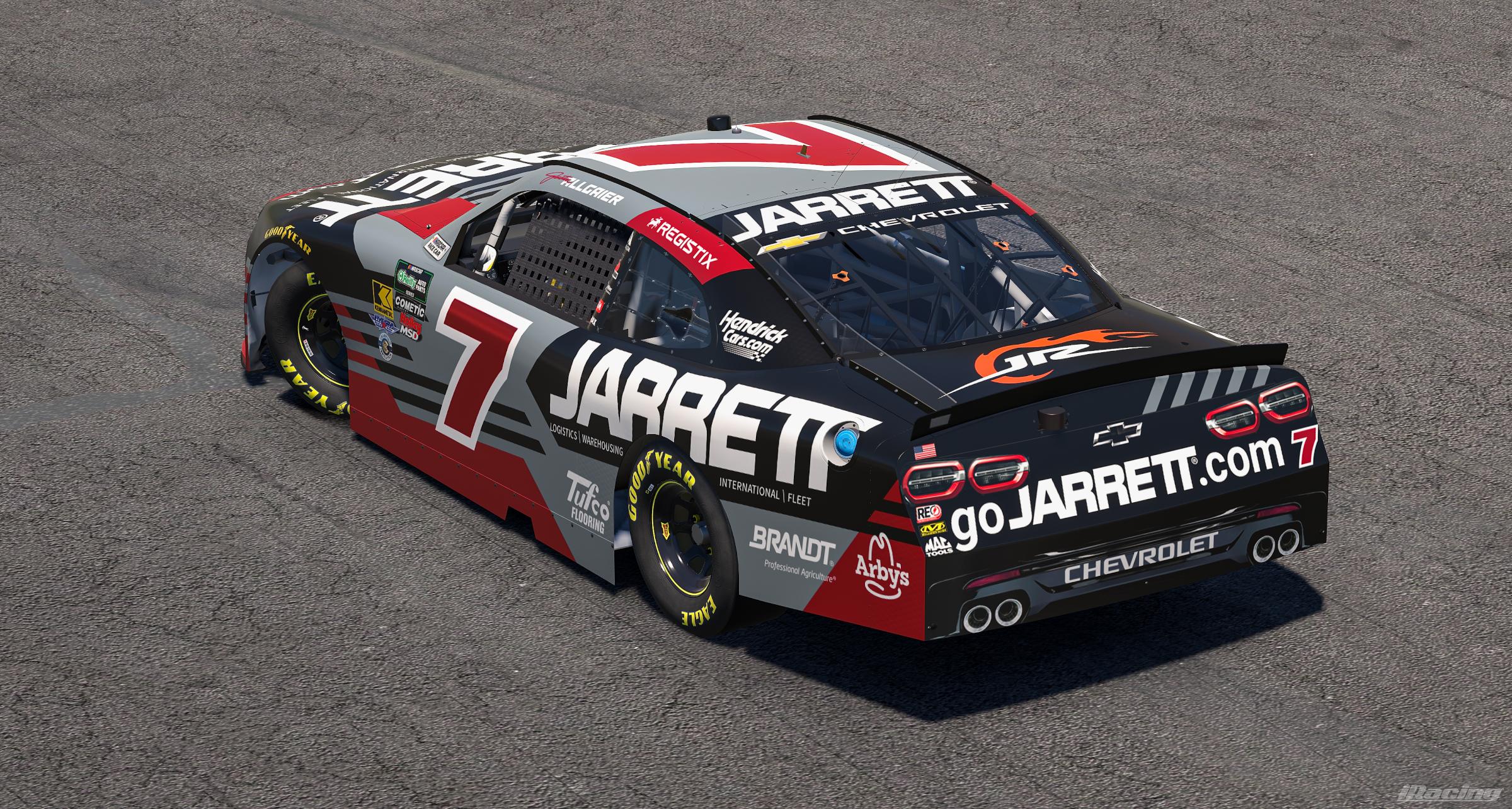 Preview of 2026 Justin Allgaier Jarrett Logistics Chevrolet by Ryan A Williams