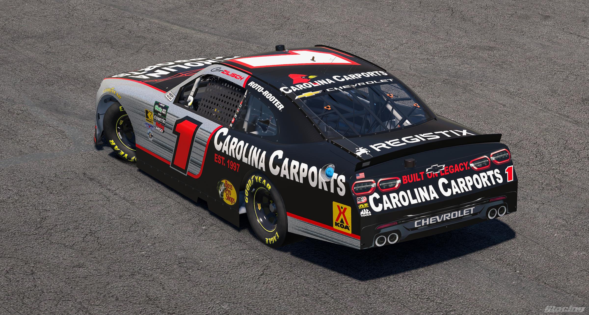 Preview of 2026 Connor Zilisch Carolina Carports Chevrolet by Ryan A Williams