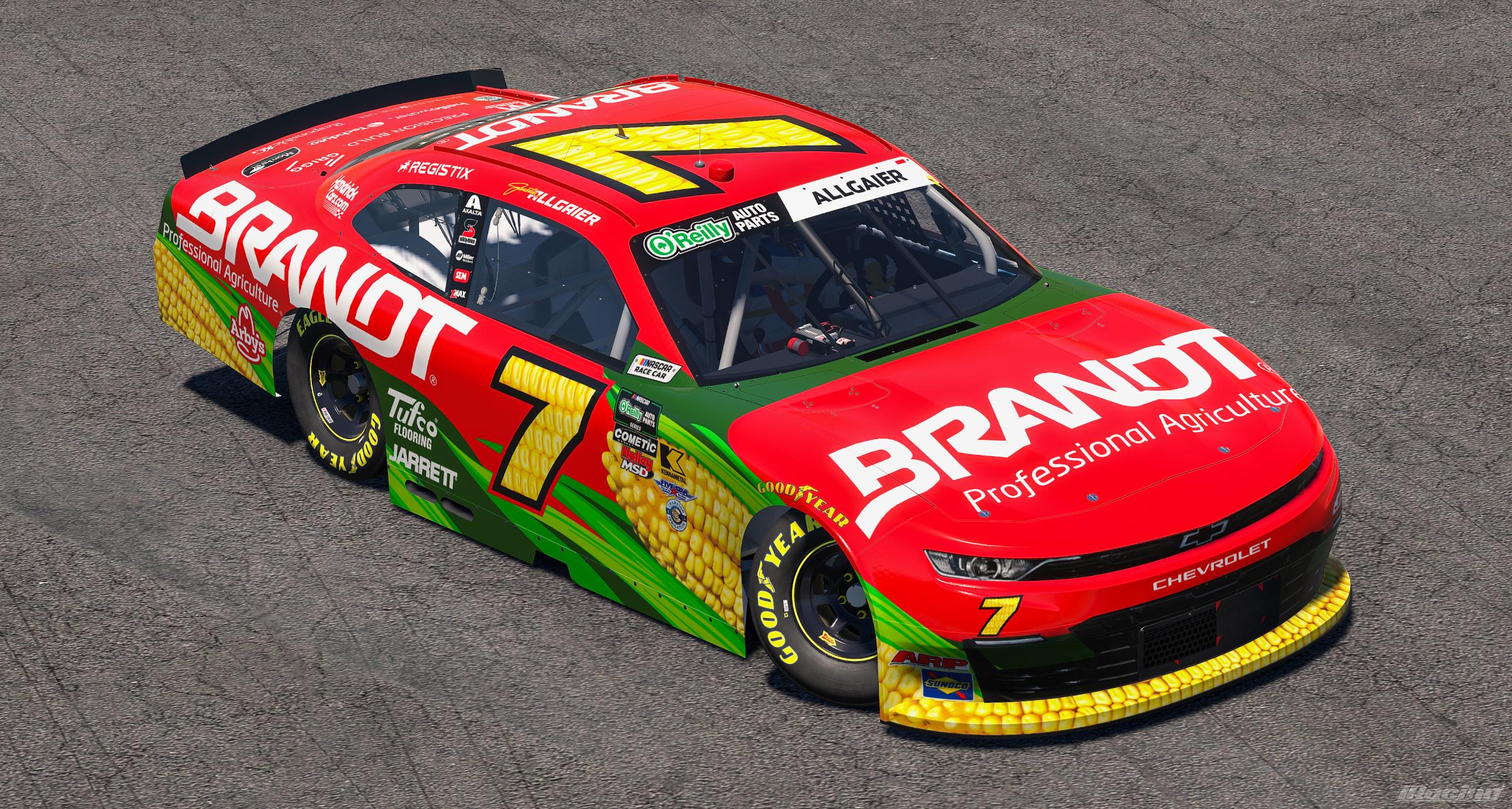 Preview of 2026 Justin Allgaier BRANDT Professional Agriculture Chevrolet by Ryan A Williams