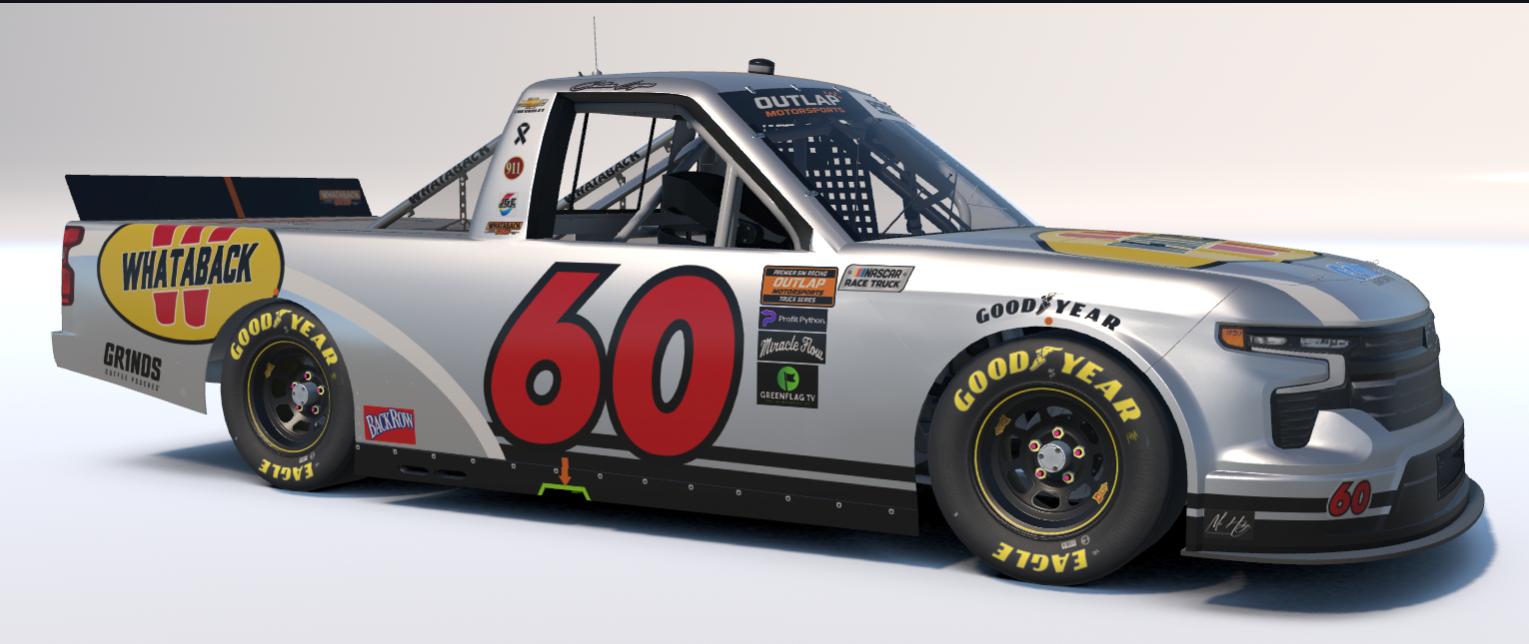 Preview of Whataback Racing Silver Chevrolet Silverado - Layne by Jeff T Evans
