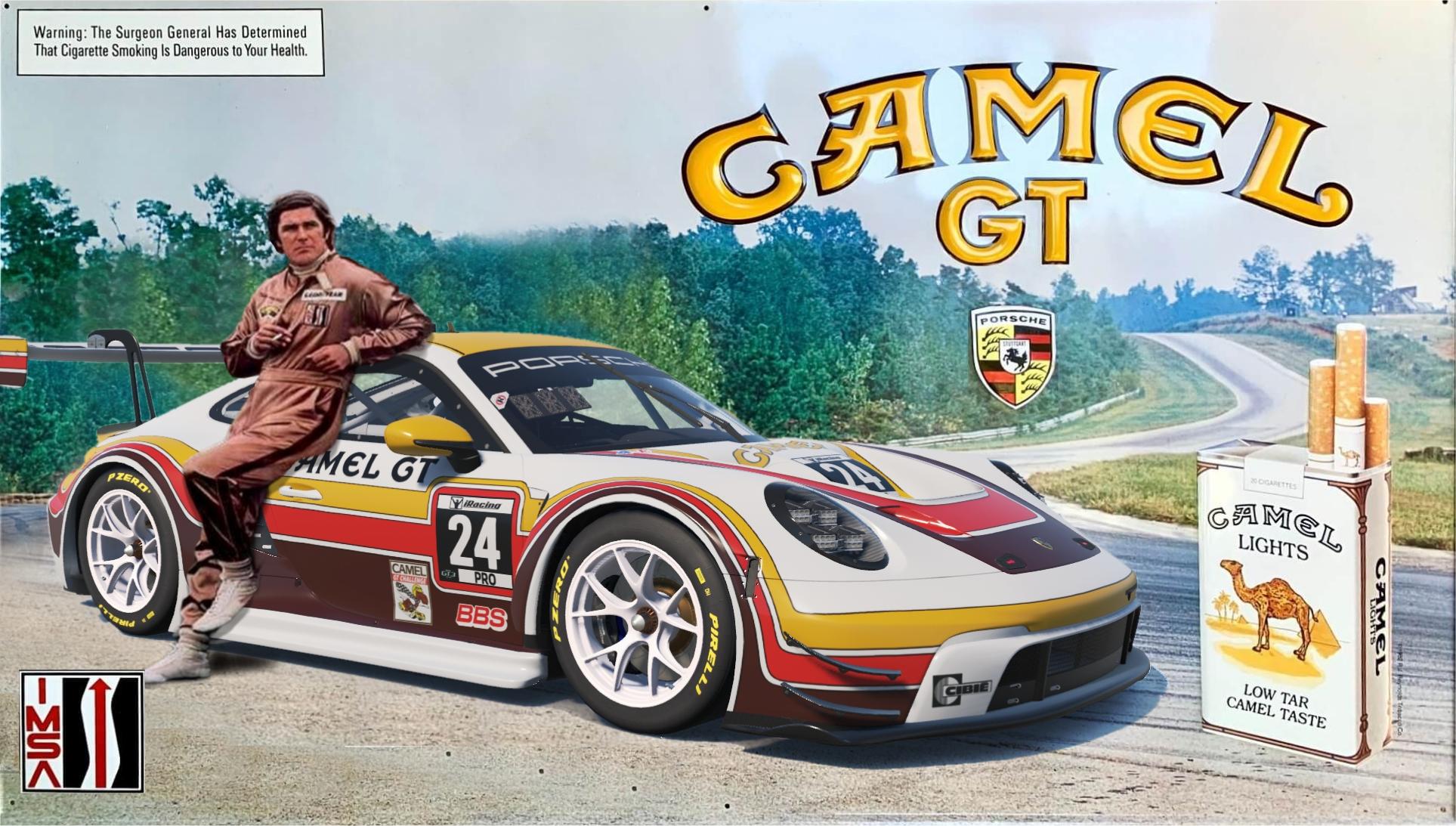 Preview of Porsche 992r GT3 Camel by Don Craig