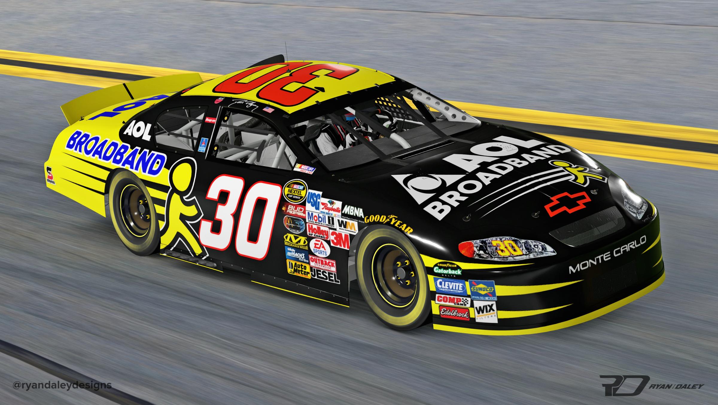 Preview of 2004 #30 Dave Blaney AOL Broadband - Daytona 2 No Numbers by Ryan Daley