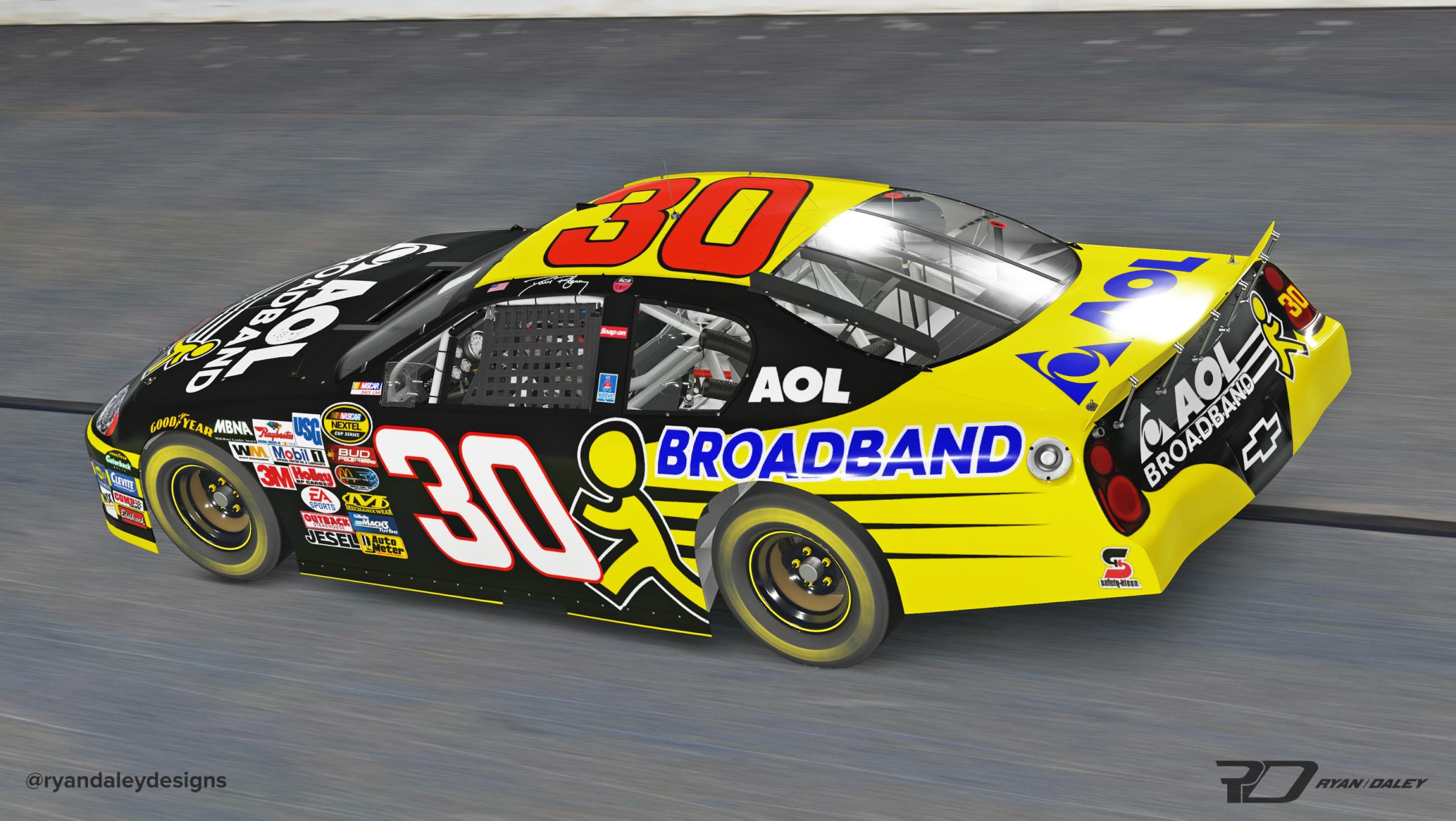 Preview of 2004 #30 Dave Blaney AOL Broadband - Daytona 2 No Numbers by Ryan Daley