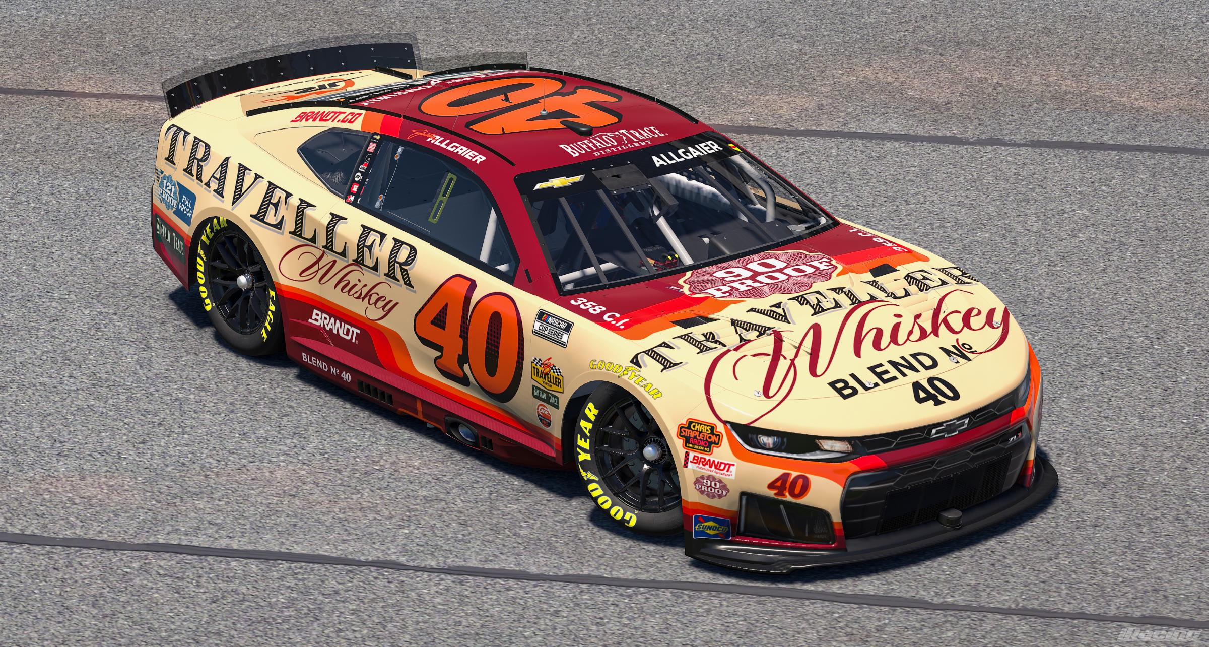 Preview of 2026 Justin Allgaier Traveller Whiskey Chevrolet (No #s) by Ryan A Williams