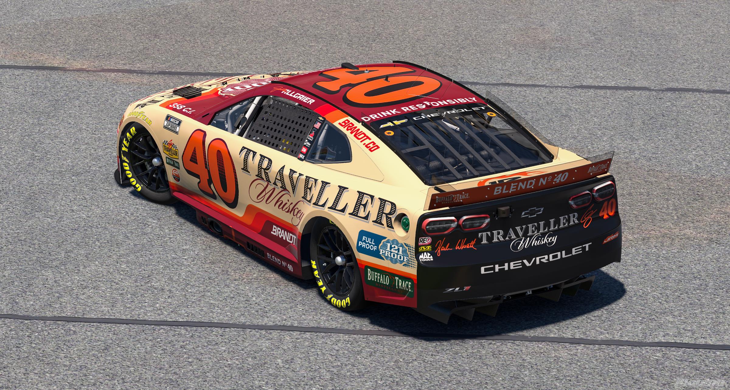 Preview of 2026 Justin Allgaier Traveller Whiskey Chevrolet (No #s) by Ryan A Williams