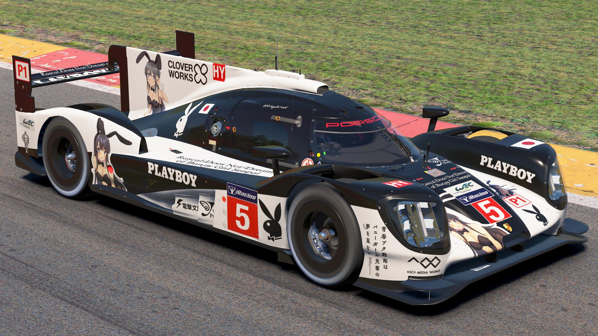 Preview of Mai Sakurajima Playboy Porsche 919 by Jasper De Jong