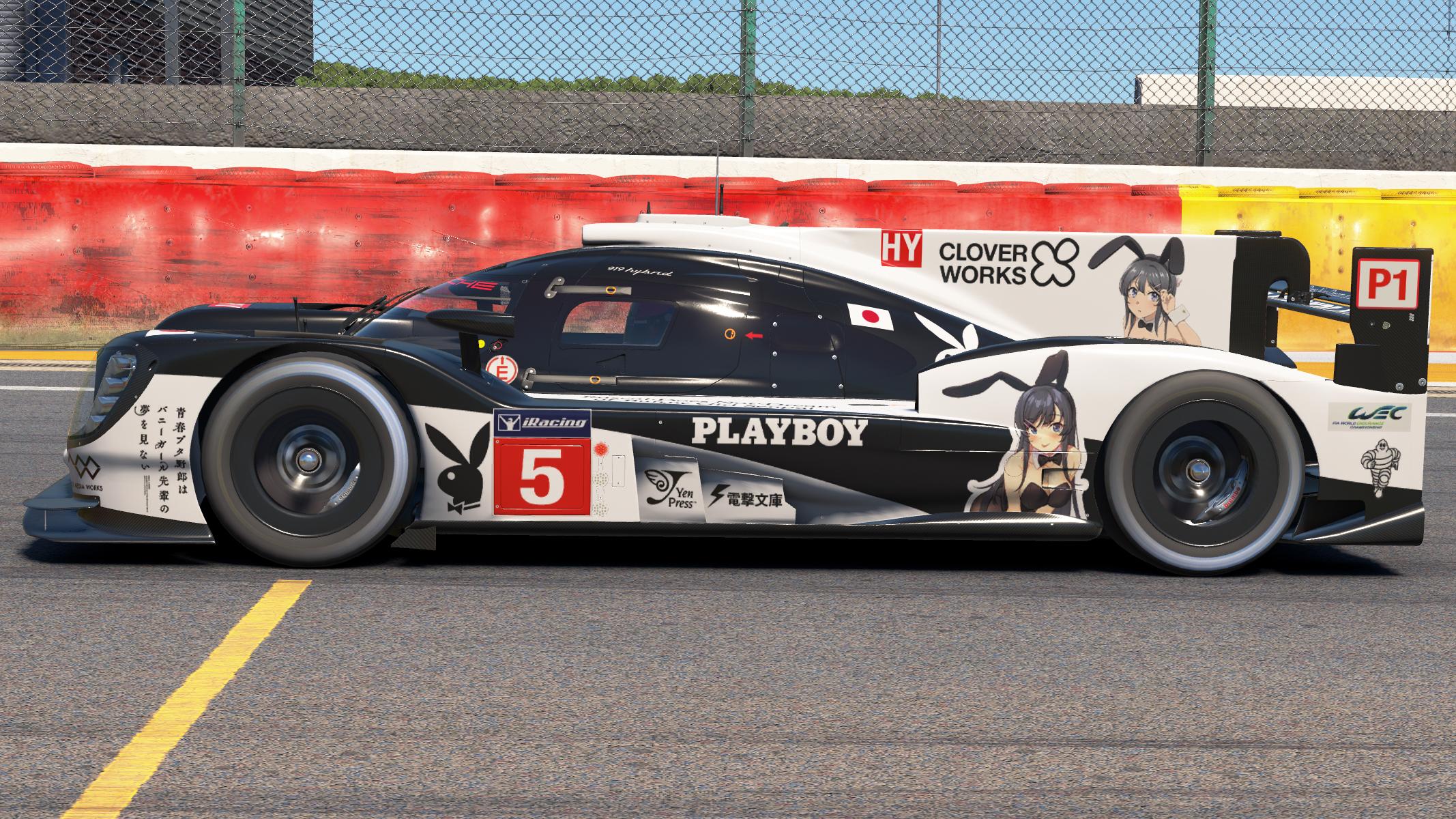 Preview of Mai Sakurajima Playboy Porsche 919 by Jasper De Jong