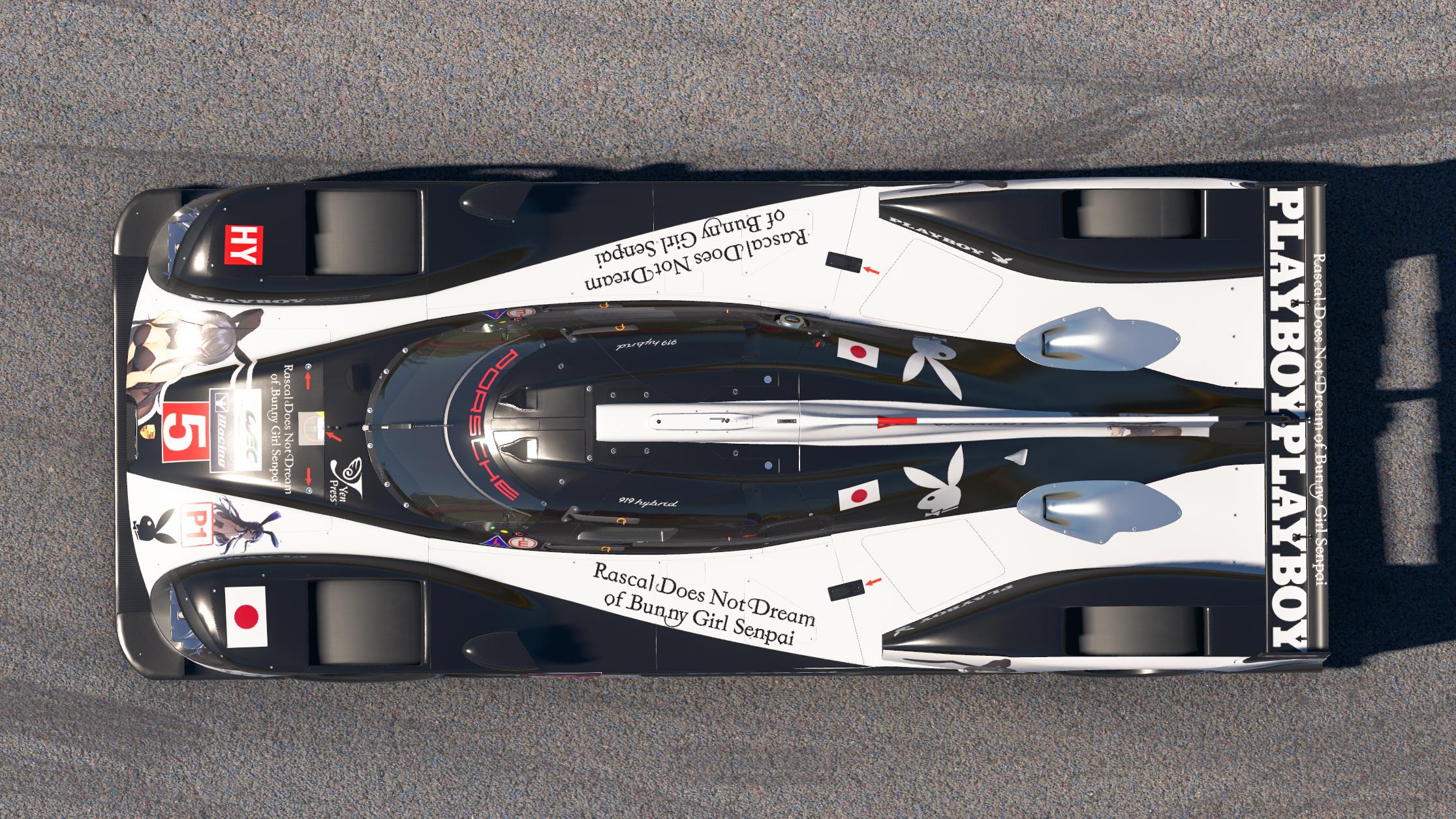 Preview of Mai Sakurajima Playboy Porsche 919 by Jasper De Jong