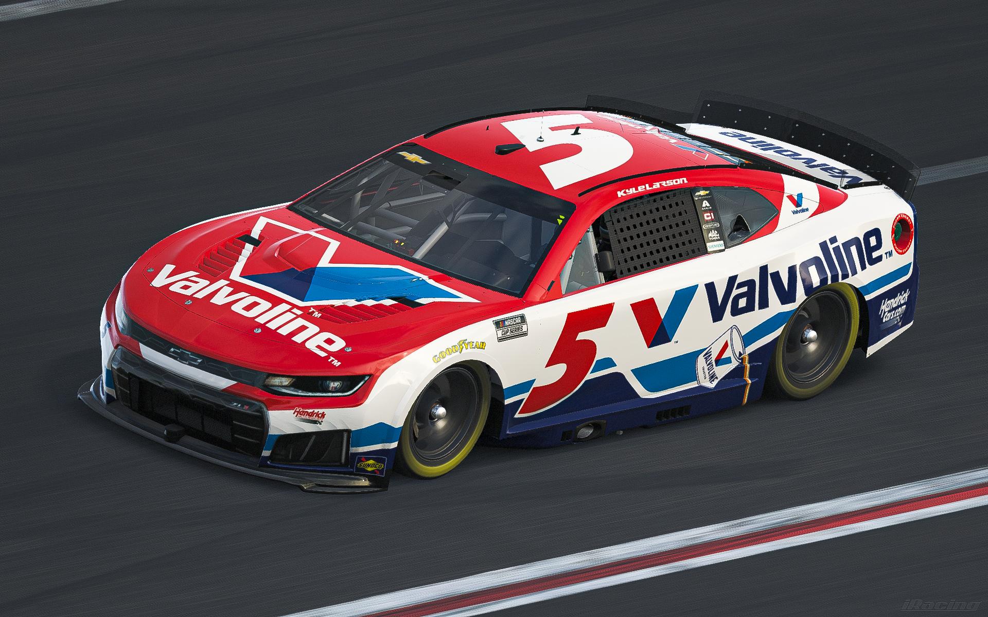 Preview of 2026 Kyle Larson Valvoline #5 Chevrolet | No Numbers by Owen Chybinski