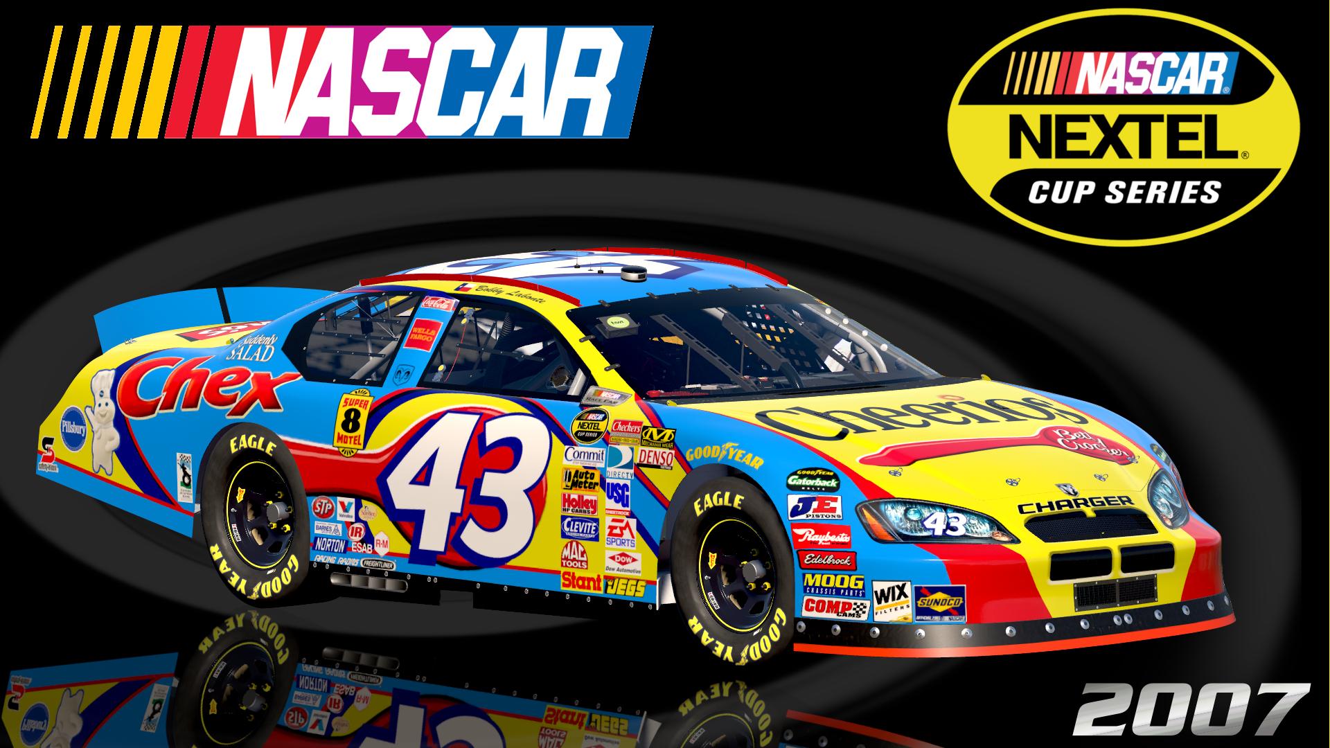 Preview of #43 Bobby Labonte 2007 Cheerios Dodge Charger by Christian Budd