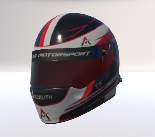 Preview of helmet Absolute Motorsport Acelith by Marcello. Caserta.