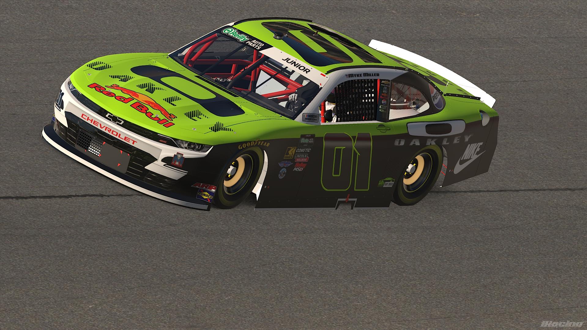 Preview of Myke Miller OReilly Auto Parts #01 Oakley Chevrolet  by Paul S Junior