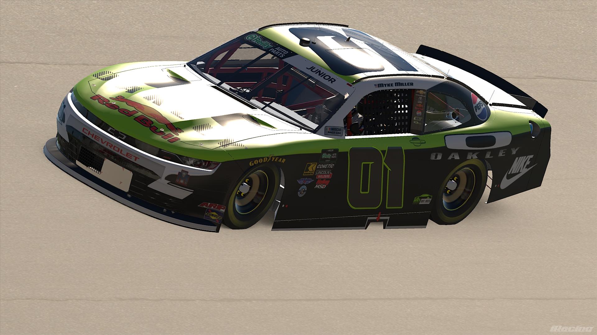 Preview of Myke Miller OReilly Auto Parts #01 Oakley Chevrolet  by Paul S Junior