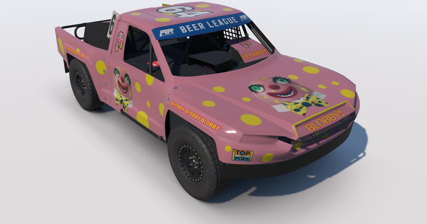Preview of Mr Blobby goes offroading by Steven A Burns