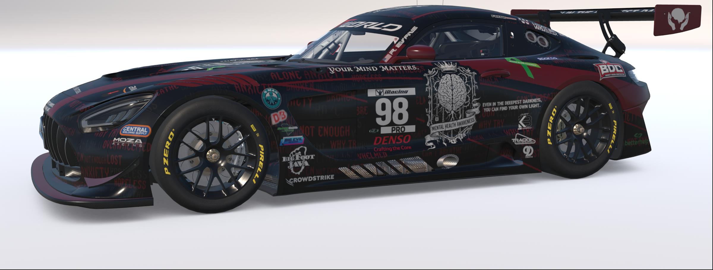 Preview of 2026 Rob Evans "Shadows To Light" Mercedes AMG GT3  by Rob Evans