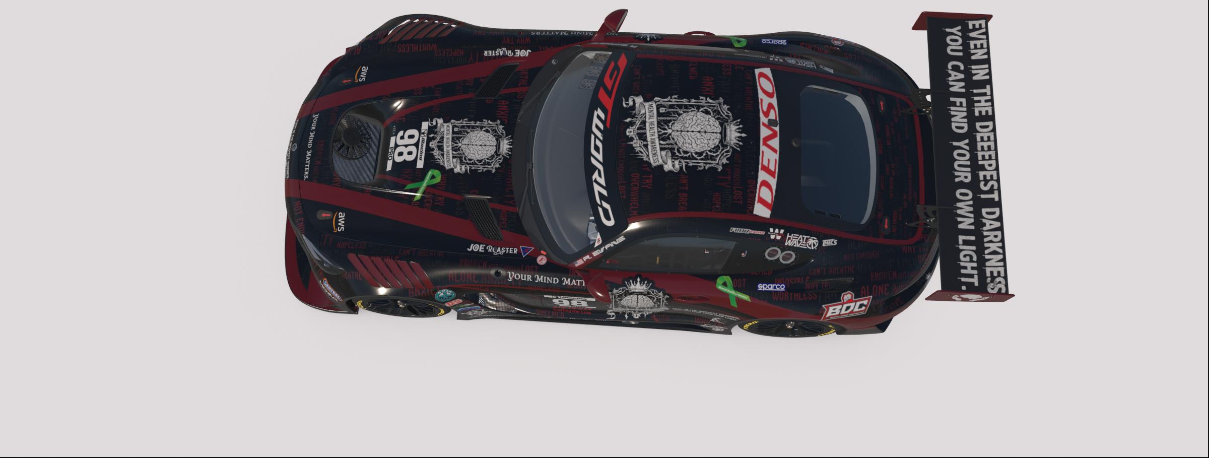 Preview of 2026 Rob Evans "Shadows To Light" Mercedes AMG GT3  by Rob Evans