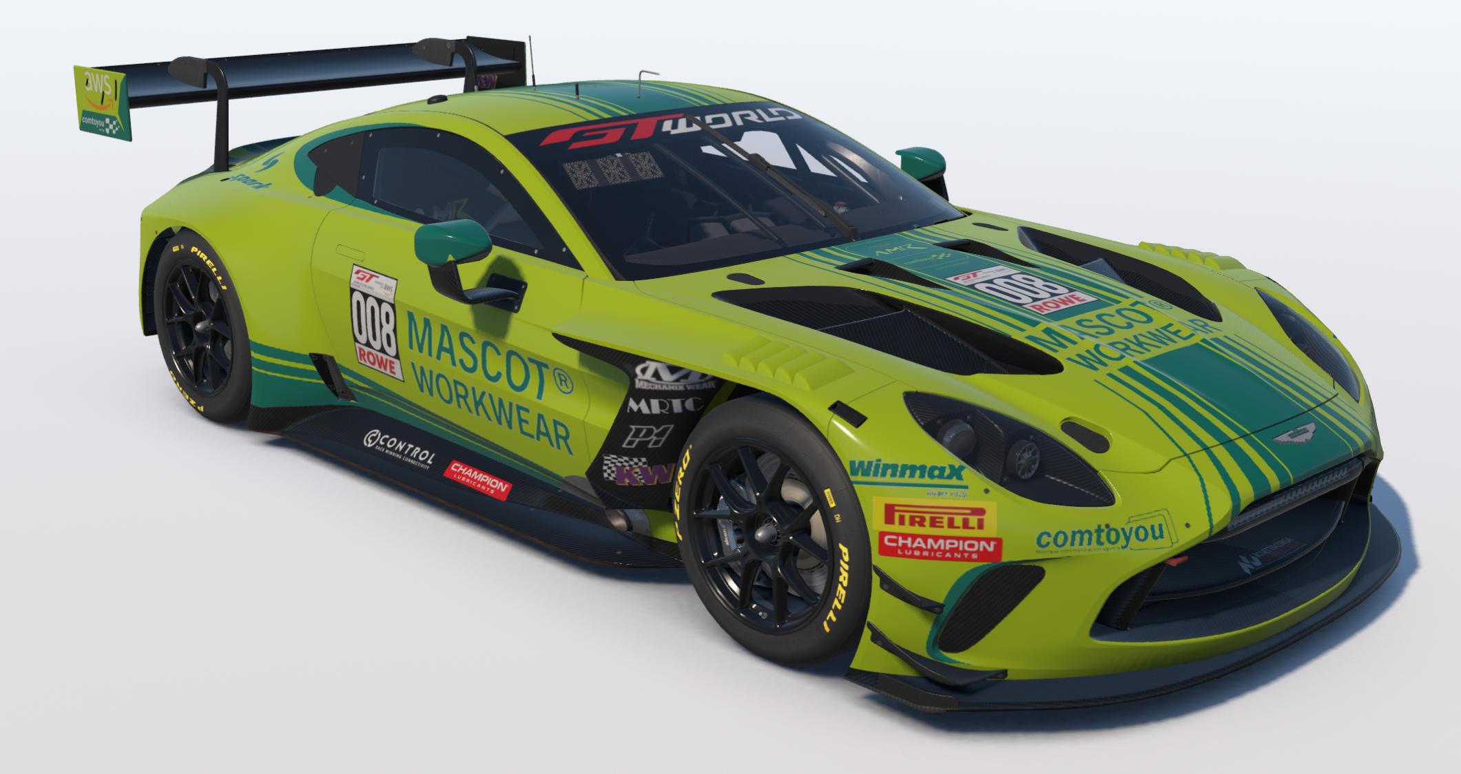 Preview of Comtoyou Racing AMR Vantage GT3 EVO Car#8 2nd Entry for 2026 by Keith Archer