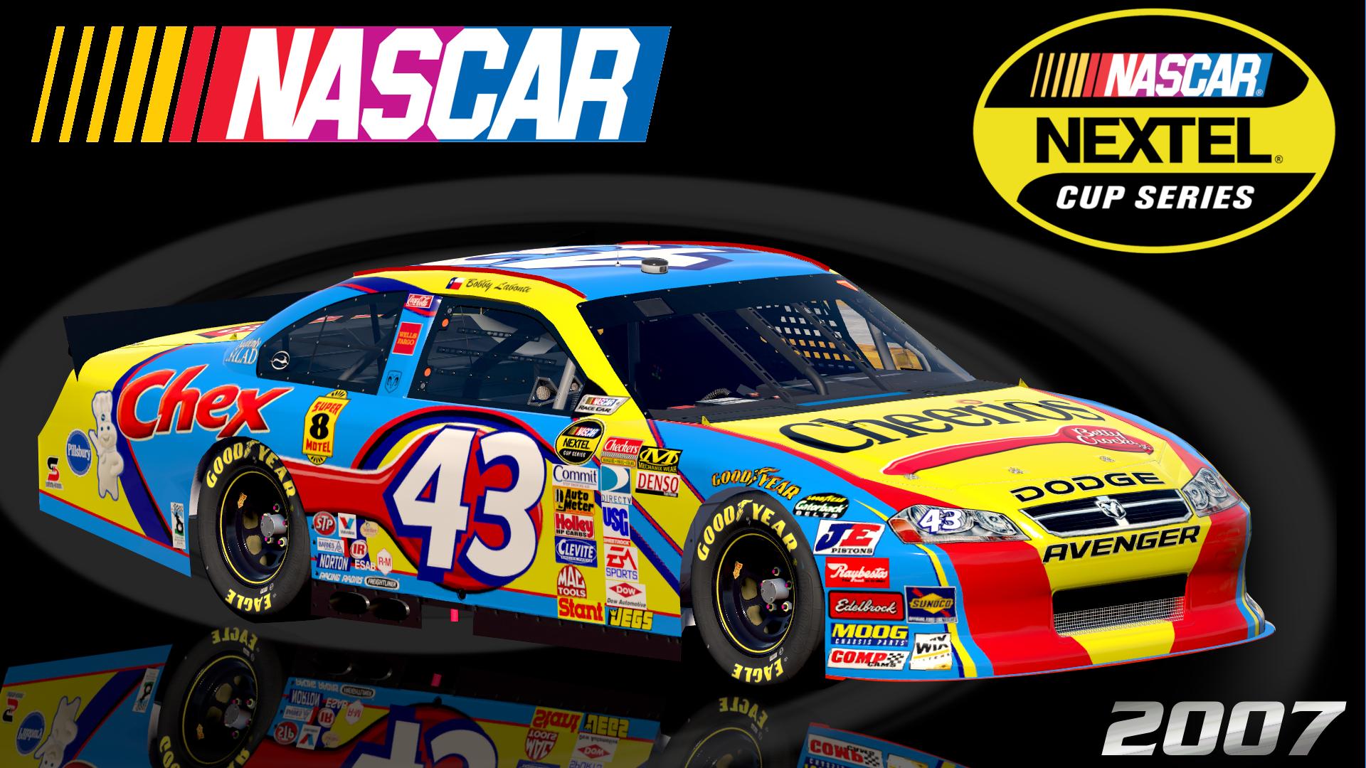 Preview of #43 Bobby Labonte 2007 Cheerios Dodge Avenger COT by Christian Budd