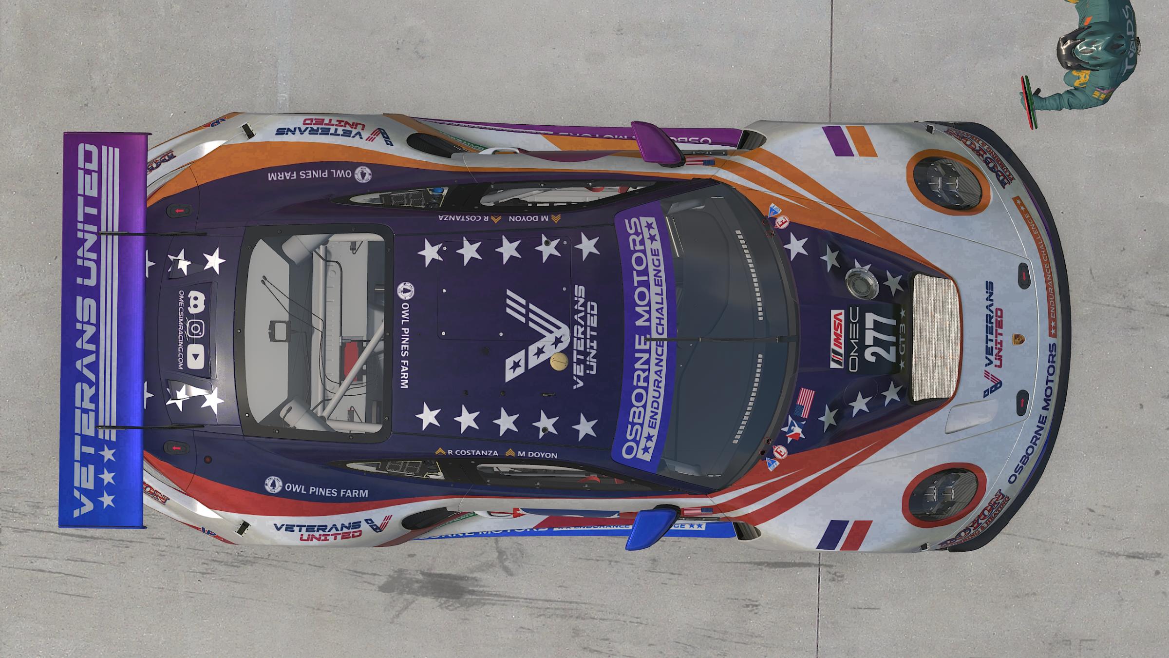 Preview of OMEC Veterans United Porsche 992 GT3 "CIMIC" v1.0 by Patrick Cantrell