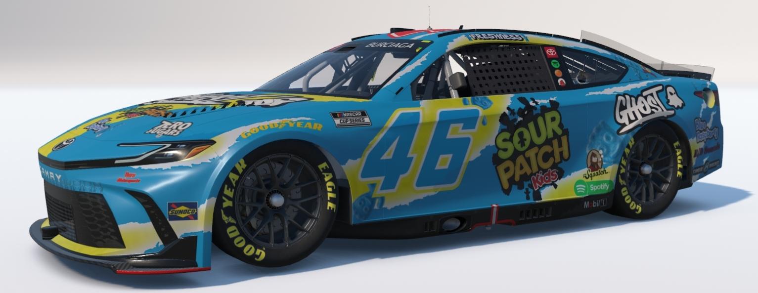 Preview of Seth Burciaga Ghost Energy Sour Patch Kids Blue Raspberry 2026 Toyota Camry XSE by Seth Burciaga