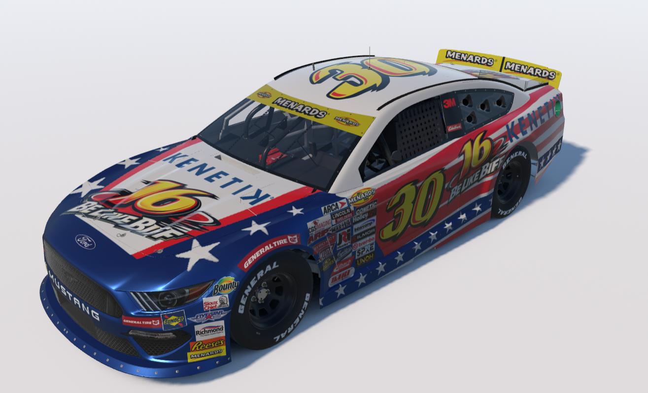 Preview of Be Like Biff - Arca Ford Mustang #30 Car Garrett Mitchell AKA Cleetus McFarland by Lucas Alves9