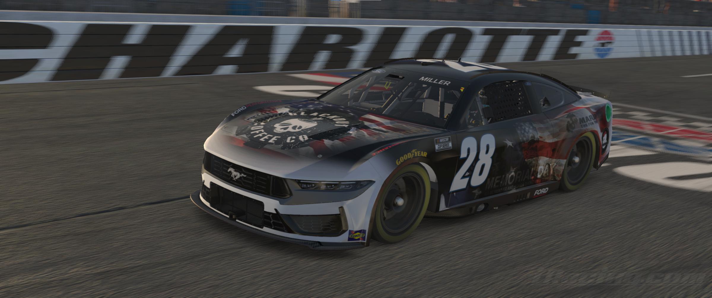 Preview of Blackout Coffee Memorial Day Patriot Mustang by Joshua JD Miller