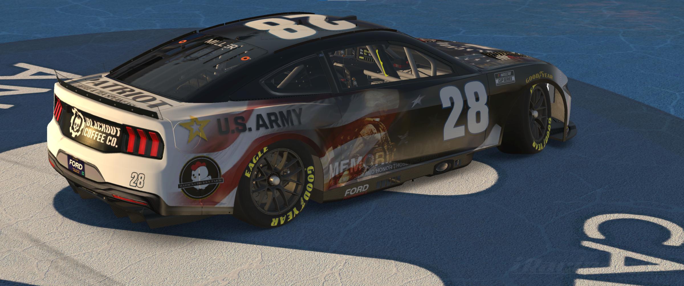 Preview of Blackout Coffee Memorial Day Patriot Mustang by Joshua JD Miller