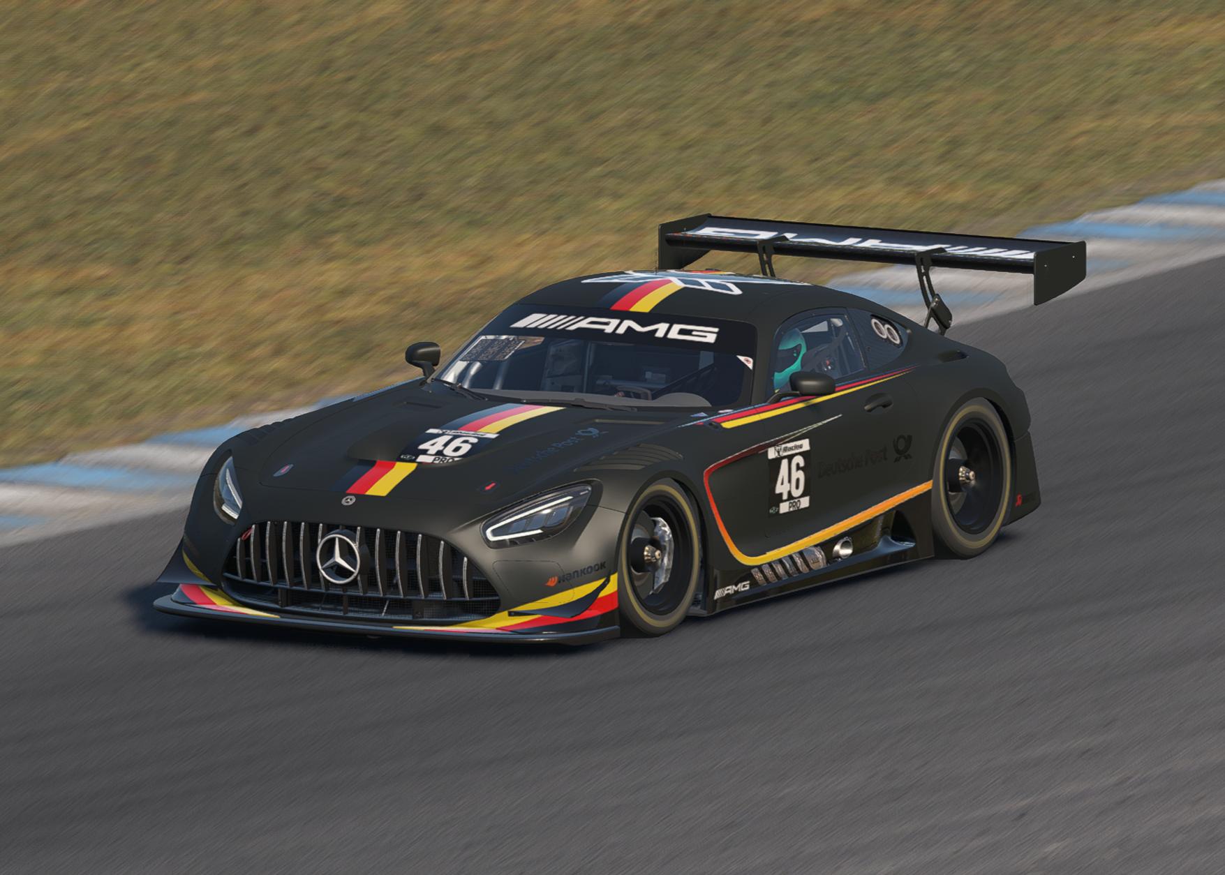 Preview of Mercedes-Benz AMG GT3 – Deutsche Post - Blacked Out by Waleed Sulehria